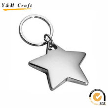 Cadeau de souvenir en alliage de zinc personnalisé début argent Keychain